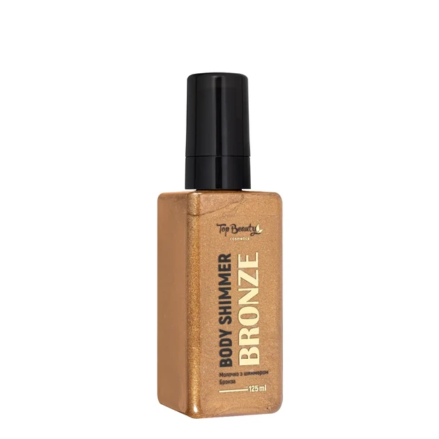 Шимер-молочко для тіла Top Beauty Body Shimmer, 125 мл, Gold Золотий - Фото 1 Шимер-молочко для тіла Top Beauty Body Shimmer, 125 мл, Gold Золотий - зображення 1