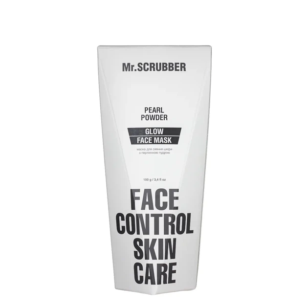 Маска для сяяння шкіри обличчя Mr. Scrubber Face Control Glow Mask з перлинною пудрою, 100 мл - зображення 3