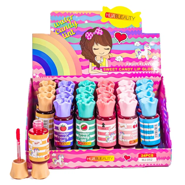 Тинт для губ глянцевий на водній основі Huda Beauty Water Candy Tint Fruit Flavor мікс 6шт 10 мл - зображення 2