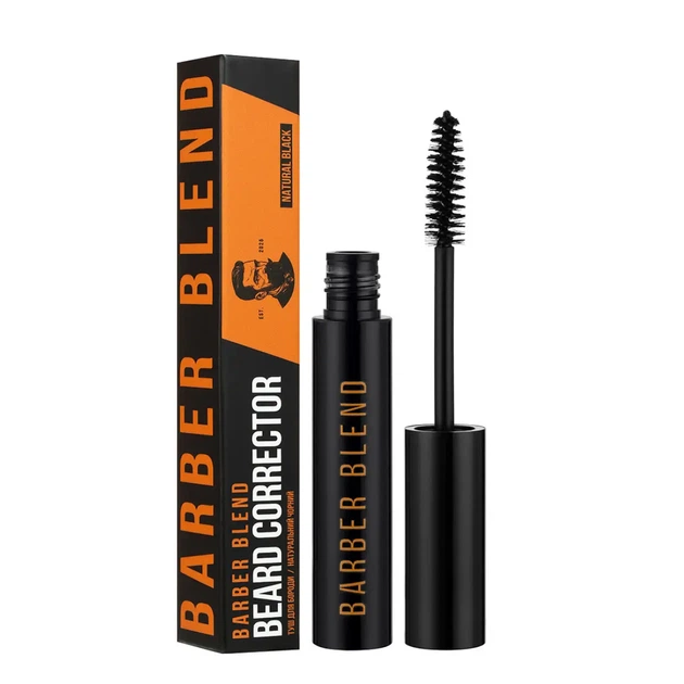 Туш для бороди та вусів Barber Blend Beard Corrector Natural Black чорна 10 мл - Фото 1 Туш для бороди та вусів Barber Blend Beard Corrector Natural Black чорна 10 мл - зображення 1