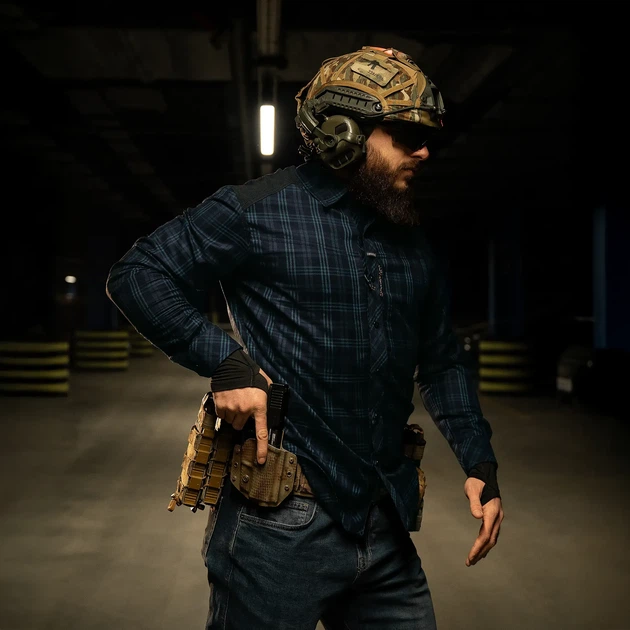 Рубашка Camotec "Тайфун" Teal/Navy (9581), 2XL - зображення 2