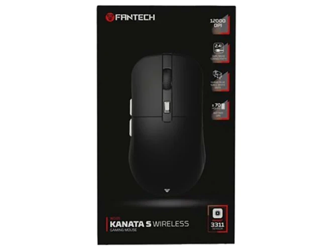 Беспроводная игровая мышь Fantech WG9S Kanata серый 12000DPI USB Type-C ABS пластик 70 часов работы - изображение 8