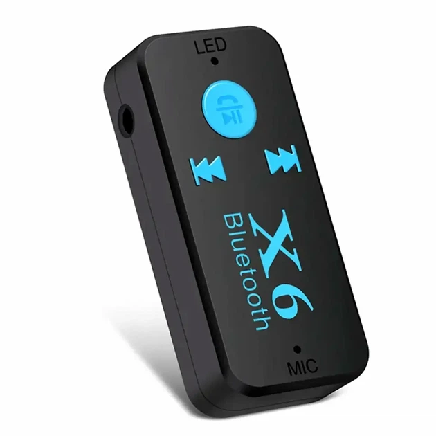 Bluetooth приймач BT-X6+TF з підтримкою TF карт 3.5 мм входом та гучним зв'язком до 8 годин роботи - Фото 4 Bluetooth приймач BT-X6+TF з підтримкою TF карт 3.5 мм входом та гучним зв'язком до 8 годин роботи - зображення 4