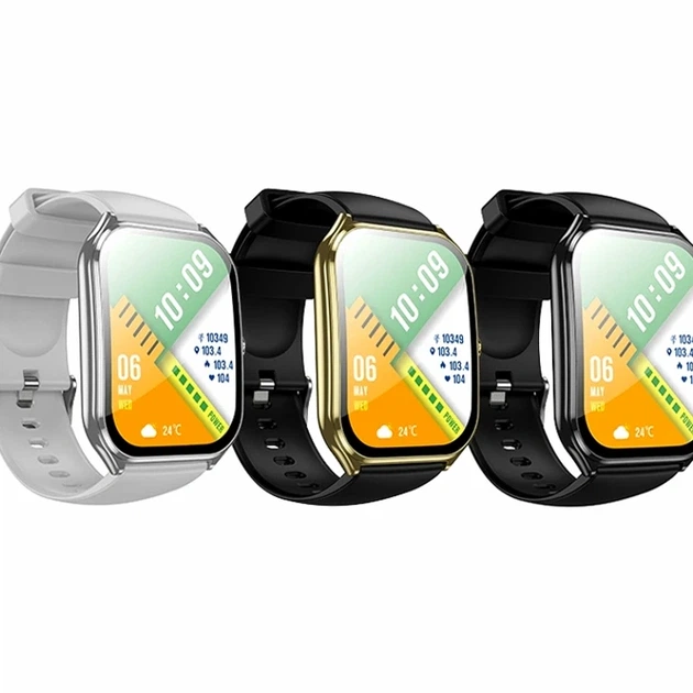 Смарт годинник Hoco Y28 AMOLED 1.96 дюйма Bluetooth 5.2 IP67 Сріблястий з силіконовим та шкіряним ремінцем - Фото 2 Смарт годинник Hoco Y28 AMOLED 1.96 дюйма Bluetooth 5.2 IP67 Сріблястий з силіконовим та шкіряним ремінцем - зображення 2