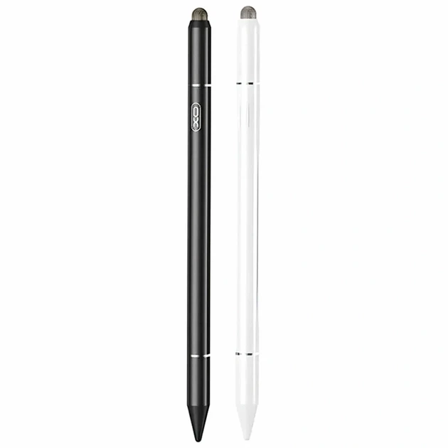 Стилус XO ST-07 3 в 1 емкостной черный для сенсорных экранов корпус из ABS пластика и алюминия - изображение 2