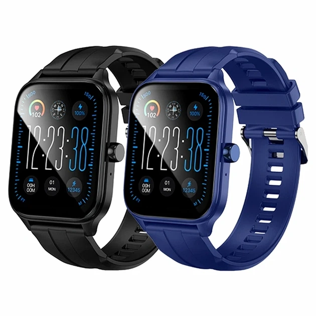 Смарт годинник Hoco Y27 230mAh Bluetooth 5 IPX4 1.95" синій для спорту та повсякденного використання - зображення 2