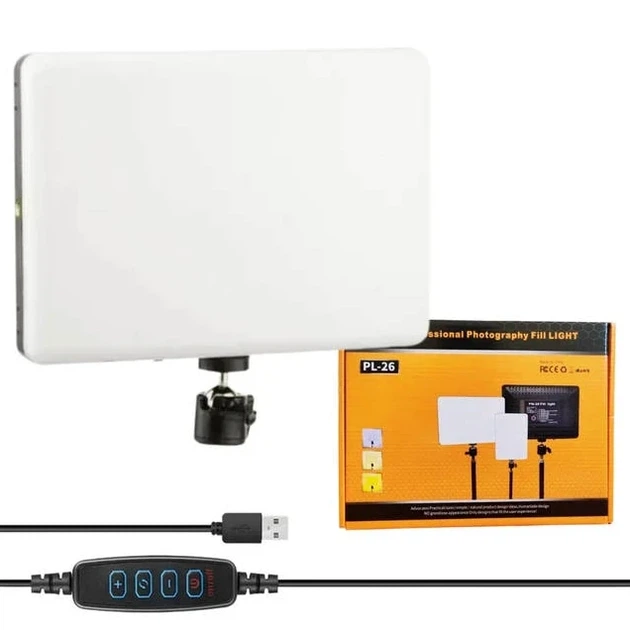 LED Панель RGB 14 дюймов 36W USB для фото и видео съемки PM-26 черная - Фото 4 LED Панель RGB 14 дюймов 36W USB для фото и видео съемки PM-26 черная - изображение 4