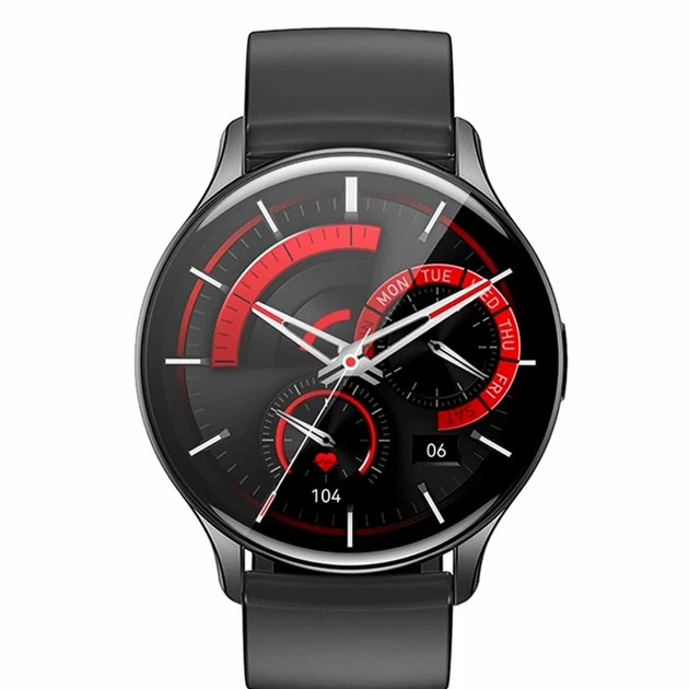 Смарт годинник Hoco Y15 AMOLED 1.43 дюйма IP68 Bluetooth 5.0 чорний - Фото 1 Смарт годинник Hoco Y15 AMOLED 1.43 дюйма IP68 Bluetooth 5.0 чорний - зображення 1