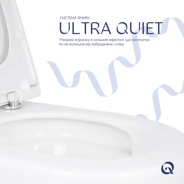 Унитаз подвесной Qtap Robin ML Ultra Quiet 520×365×365 мм, с сиденьем Soft-close MagLock, White QTROBML26W49623 - Фото 5 Унитаз подвесной Qtap Robin ML Ultra Quiet 520×365×365 мм, с сиденьем Soft-close MagLock, White QTROBML26W49623 - изображение 5