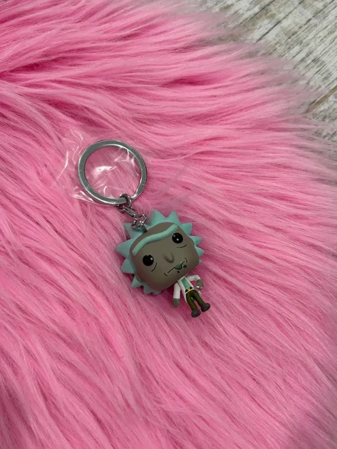 Брелок-фигурка Funko Pop! "Рик" (Rick) из мультсериала "Рик и Морти", серия Pocket Pop! Keychain, модель #112 - Фото 1 Брелок-фигурка Funko Pop! "Рик" (Rick) из мультсериала "Рик и Морти", серия Pocket Pop! Keychain, модель #112 - изображение 1