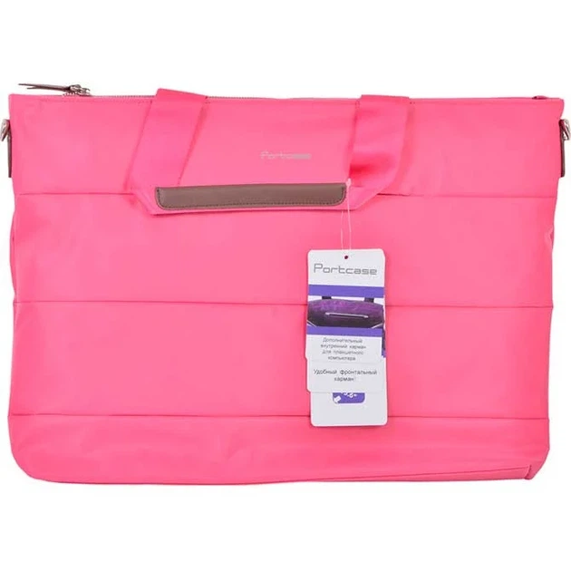 Сумка для ноутбука 15.6" PORTCASE KCB-72 Pink - изображение 2