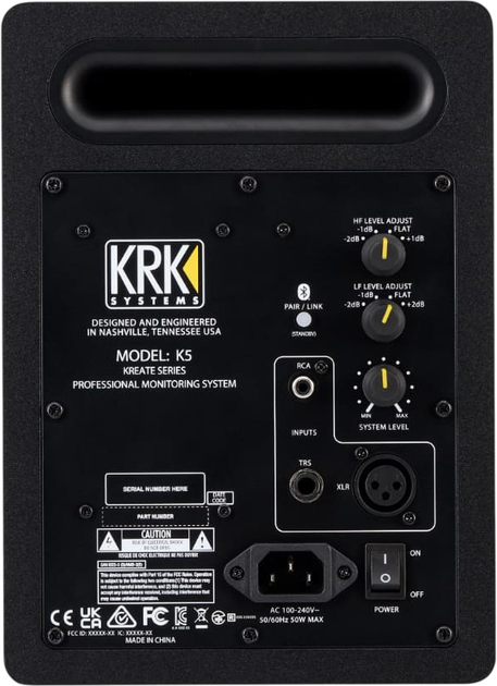 Студійний монітор KRK Systems Kreate 5 (711106167879) - зображення 4