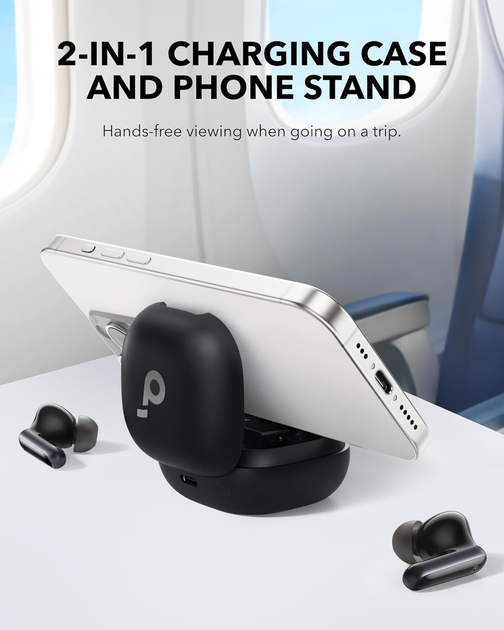 Навушники Anker SoundCore P40i Black - Фото 5 Навушники Anker SoundCore P40i Black - зображення 5