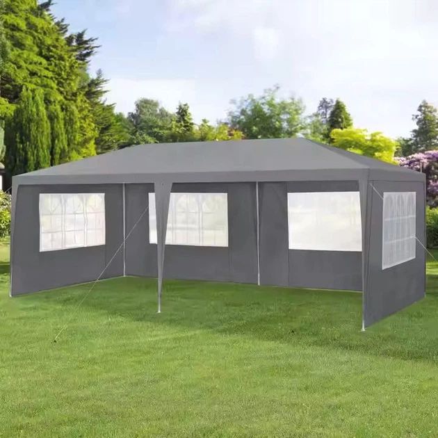 Cадовий павільйон-намет ModernHome by Multistore MultiGarden PAW 3X6 GRAY - зображення 3