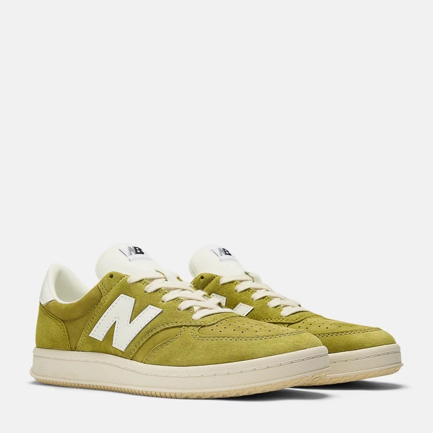 Sneakersy męskie skórzane do kostki New Balance T500 M50037A 40.5 (7.5US) Zielone (198689462308) - obraz 2