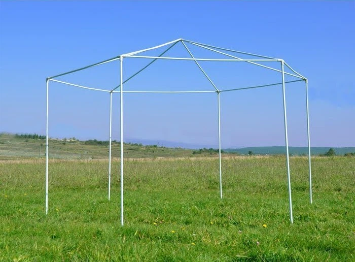 Cадовий павільйон-намет ModernHome by Multistore MultiGarden PAW 2X2X2 NET GREEN - зображення 2