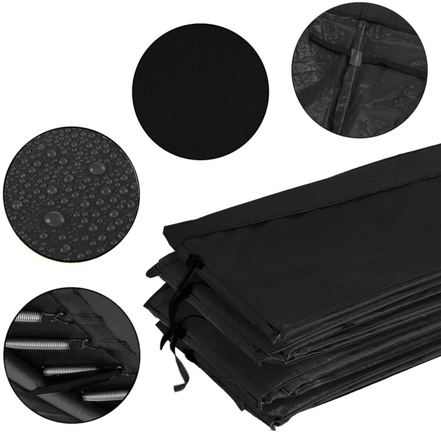 Osłona na sprężyny do trampoliny Springos 12FT 366 cm Czarna (5903021932136) - obraz 9