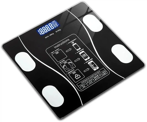 Розумні підлогові ваги з Bluetooth до 180 кг, аналіз складу тіла, BMI, жир, м'язова маса, вода, смарт ваги з додатком для Android iOS, діагностичні ваги для контролю здоров'я - Фото 3 Розумні підлогові ваги з Bluetooth до 180 кг, аналіз складу тіла, BMI, жир, м'язова маса, вода, смарт ваги з додатком для Android iOS, діагностичні ваги для контролю здоров'я - зображення 3