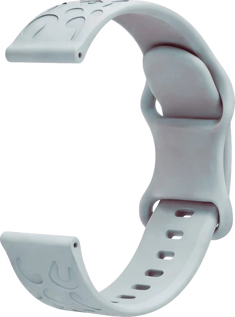 Силіконовий ремінець Vorax (20 мм) Grey (43291-33) - зображення 2