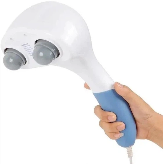 Електричний ударний масажер Maxmer Massage Hammer HSM-50307 GOGO Massage 730 вібромасажор для шиї плечей спини рук - изображение 3