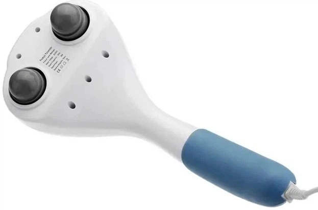 Електричний ударний масажер Maxmer Massage Hammer HSM-50307 GOGO Massage 730 вібромасажор для шиї плечей спини рук - изображение 4