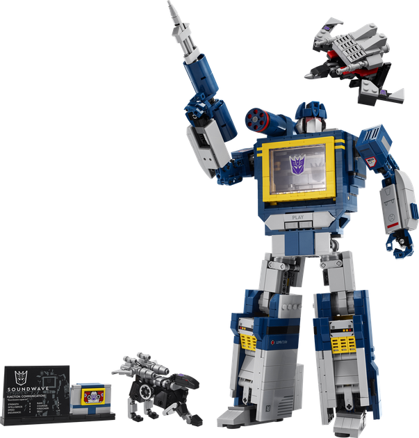 Конструктор LEGO Icons Трансформери: Саундвейв 1505 деталей (10358) - зображення 2