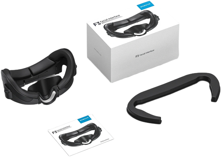 Інтерфейс до обличчя BoboVR F3 для Meta Quest 3 Black (6937267000525) - зображення 3