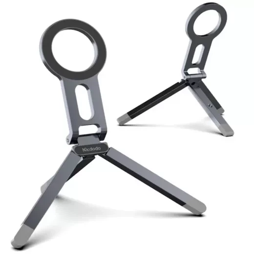 Магнітна підставка для телефону Mcdodo TB-6210 Triangle Foldable Magnetic Phone Stand Black - Фото 2 Магнітна підставка для телефону Mcdodo TB-6210 Triangle Foldable Magnetic Phone Stand Black - зображення 2