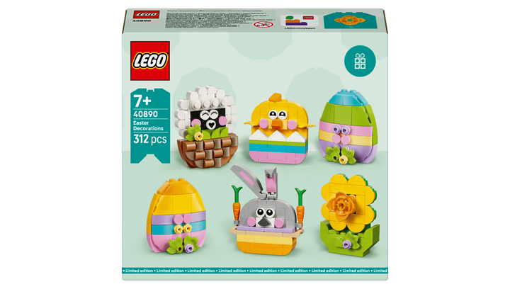 Конструктор Lego Великодні Прикраси 40890 - Фото 2 Конструктор Lego Великодні Прикраси 40890 - зображення 2