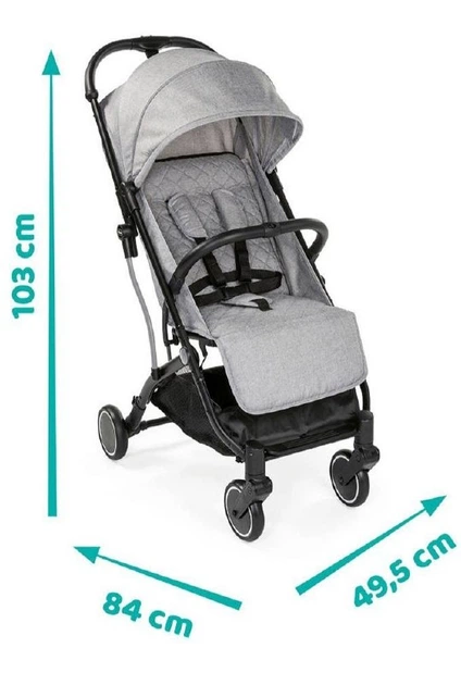 Прогулянкова коляска дитяча Chicco Trolley Me до 15 kg Світло-сіра (8058664127818) - зображення 2