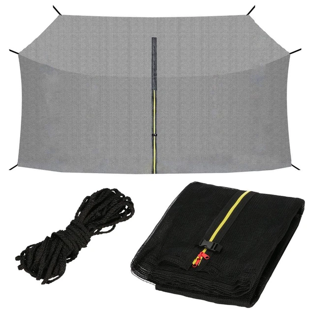 Siatka zewnętrzna do trampoliny Springos 365-374 cm 8 słupków (5903021931924) - obraz 2