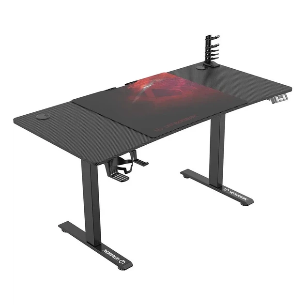 Стіл Ultradesk LEVEL V2 140см Регулювання висоти Чорно-червоний - Фото 3 Стіл Ultradesk LEVEL V2 140см Регулювання висоти Чорно-червоний - изображение 3