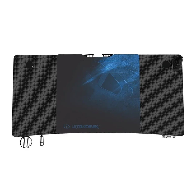 Стіл Ultradesk LEVEL V2 140см Регулювання висоти Чорно-синій - Фото 3 Стіл Ultradesk LEVEL V2 140см Регулювання висоти Чорно-синій - зображення 3
