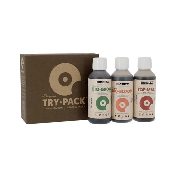 Try-pack Indoor BIOBIZZ комплект органічних добрив на весь цикл вирощування - зображення 3