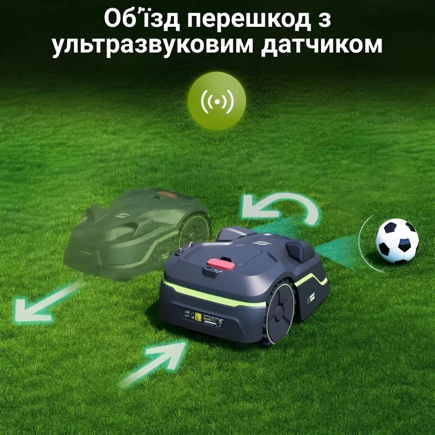 Робот-газонокосилка з GPS і автоматичною картографією, управління через додаток - зображення 10