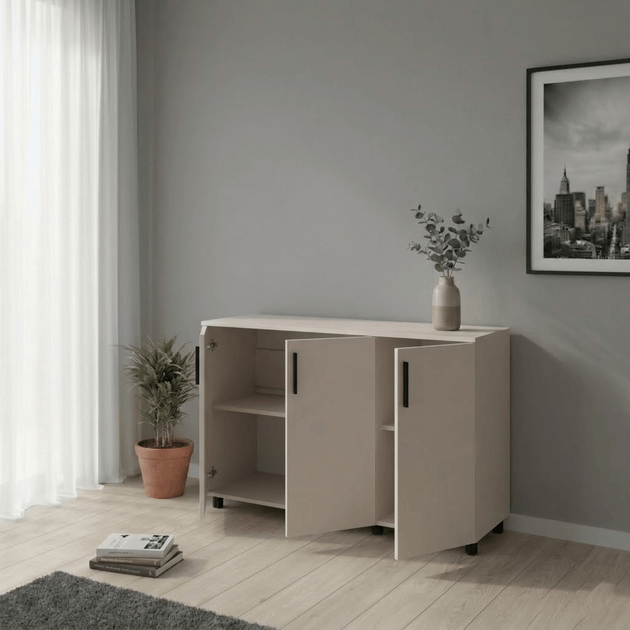 Комод Doros Торн Кашемир 3 ДСП 135х51.6х80 (41510175) - Фото 7 Комод Doros Торн Кашемир 3 ДСП 135х51.6х80 (41510175) - изображение 7