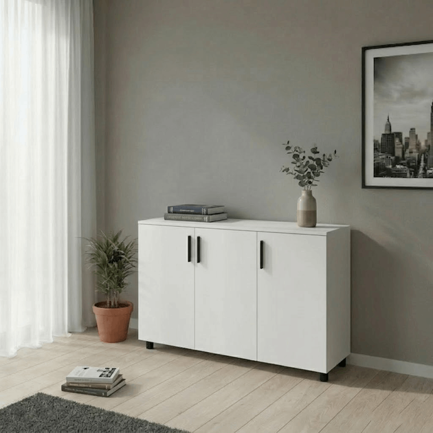 Комод Doros Торн Белый 3 ДСП 135х51.6х80 (41510169) - изображение 6