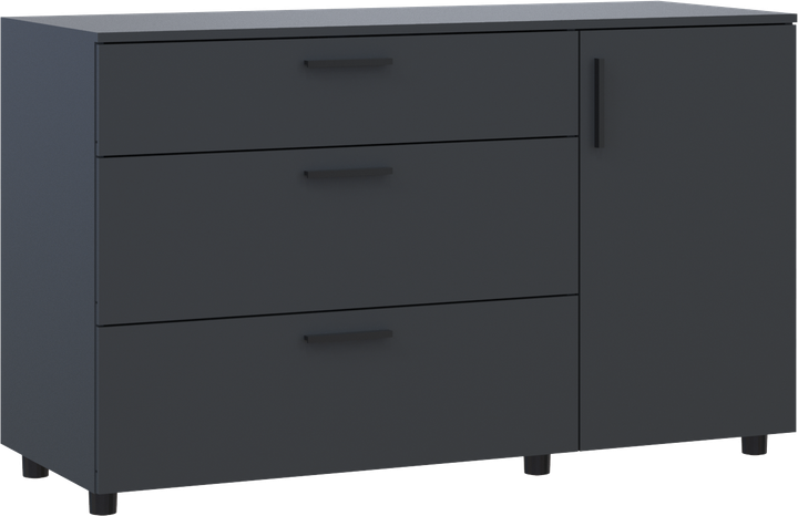 Комод Doros Торн Антрацит 3Ш/1Д 135х51.6х80 (41510185) - изображение 2