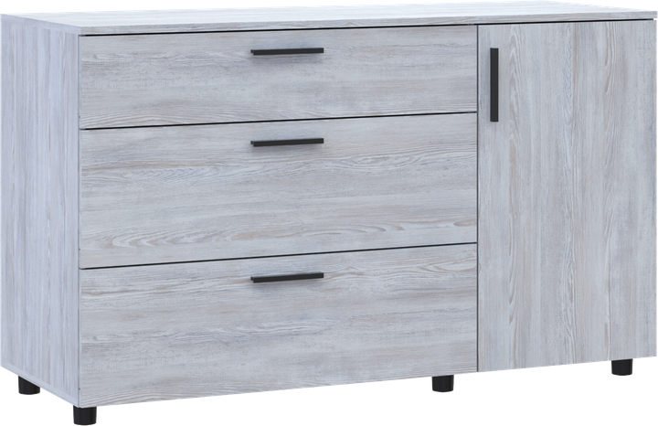 Комод Doros Торн Сосна Натти 3Ш/1Д 135х51.6х80 (41510179) - Фото 2 Комод Doros Торн Сосна Натти 3Ш/1Д 135х51.6х80 (41510179) - изображение 2