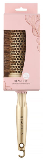 Okrągła szczotka do modelowania włosów Beautifly HA-14 z powłoką ceramiczną 53 mm (5903003701989) - obraz 3