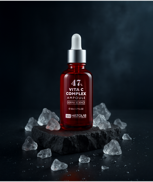 Histolab Vita C Complex Ampoule 47% – освітлювальний концентрат з вітаміном C, 50 мл - Фото 2 Histolab Vita C Complex Ampoule 47% – освітлювальний концентрат з вітаміном C, 50 мл - зображення 2
