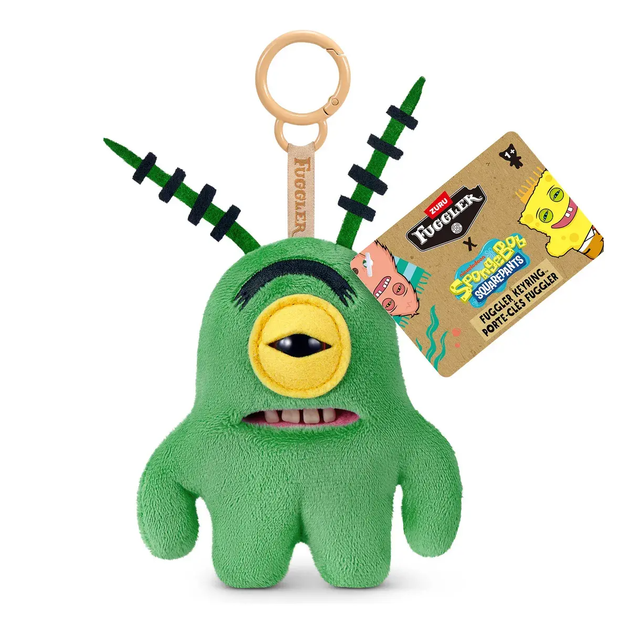 М'яка іграшка-брелок Планктон Fuggler SpongeBob Plankton (15756G) - Фото 2 М'яка іграшка-брелок Планктон Fuggler SpongeBob Plankton (15756G) - изображение 2