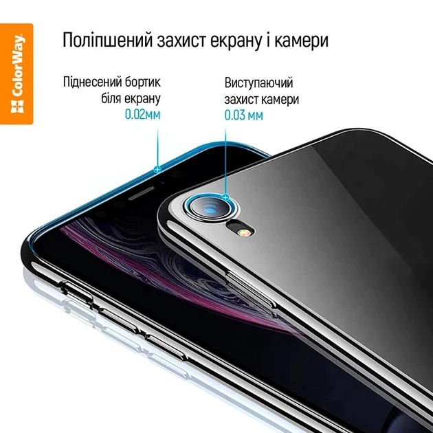 Чохол COLORWAY TPU matt для Motorola G24 Power Black (CW-CTMMG24PW-BK) - зображення 2