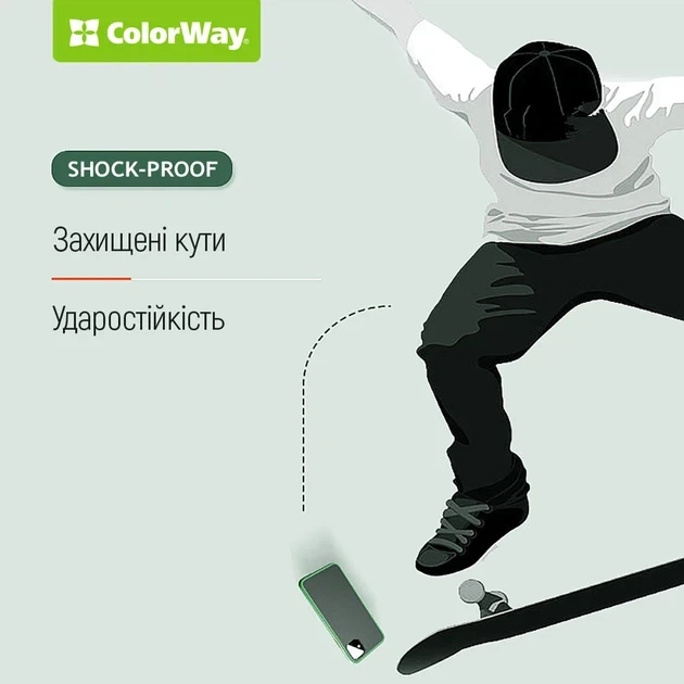 Чехол ColorWay Smart Matte для Apple iPhone 13 Green (CW-CSMAI13-GR) - Фото 6 Чехол ColorWay Smart Matte для Apple iPhone 13 Green (CW-CSMAI13-GR) - изображение 6