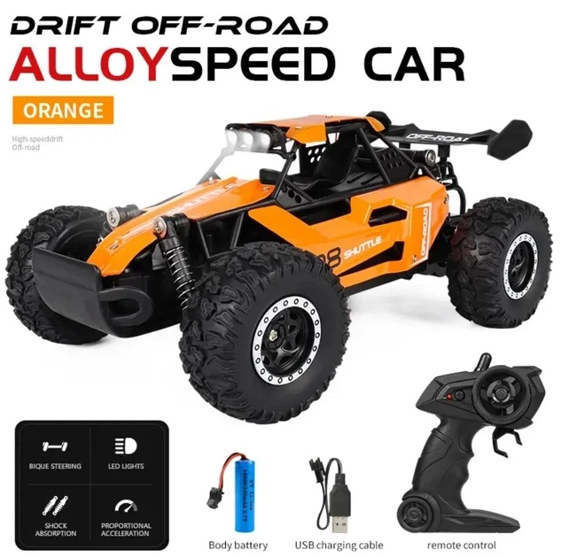 Машинка внедорожник багги на радиоуправлении Elloy Drift Off-Road 2 WD 20км/ч Оранжевый цвет - Фото 2 Машинка внедорожник багги на радиоуправлении Elloy Drift Off-Road 2 WD 20км/ч Оранжевый цвет - изображение 2