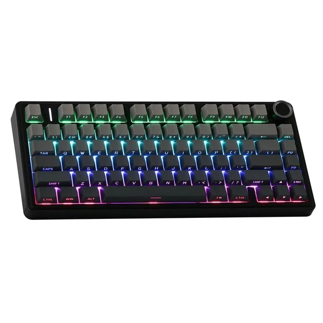 Ігрова клавіатура Aula F75 Pro 75% RGB Чорна - Фото 2 Ігрова клавіатура Aula F75 Pro 75% RGB Чорна - изображение 2