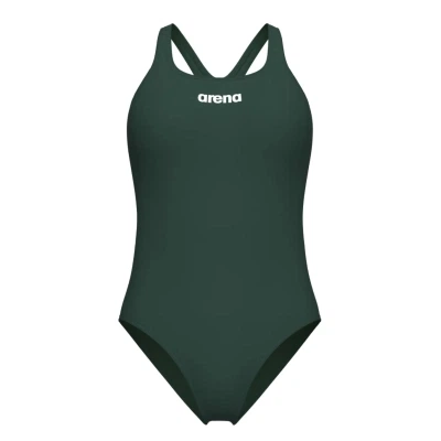 Жіночий суцільний купальник Arena Team SwimSuit Swim Pro Solid 36 Темно-зелений (004760-660-36) - зображення 2