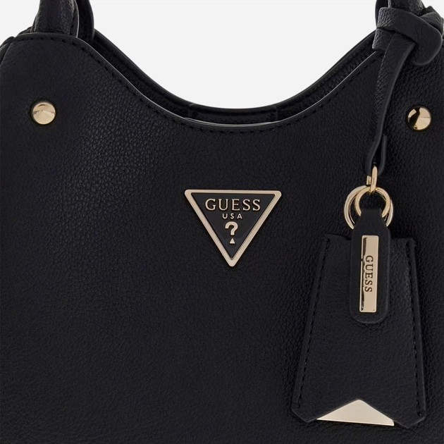 Torebka crossbody damska mała Guess HWBG6974050-BLA Czarna (800070352359) - obraz 4