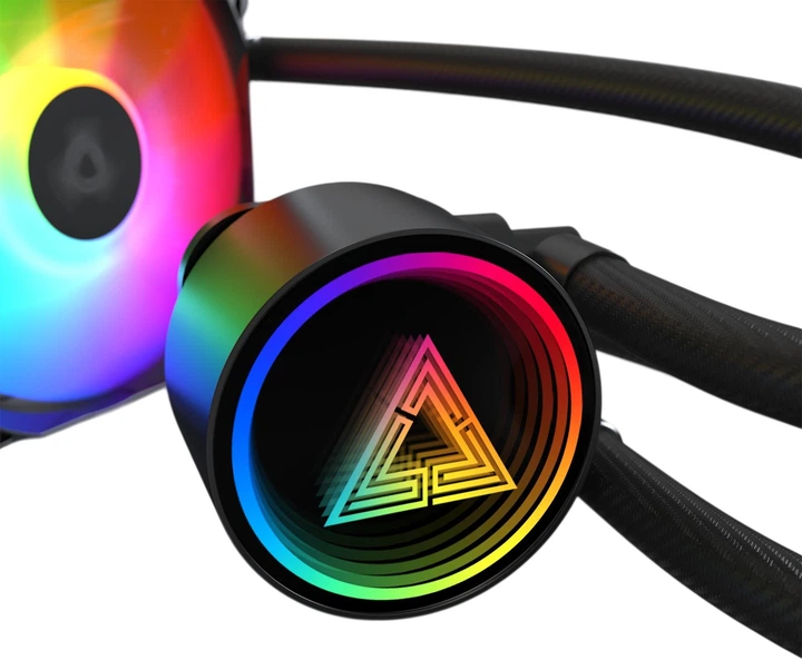 Система рідинного охолодження Montech LightFlow ARGB 240 Black - зображення 5