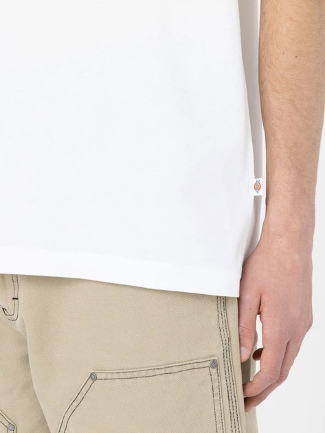 Футболка бавовняна довга чоловіча Dickies DK0A4YAIWHX1 S Біла (800070330947) - зображення 5